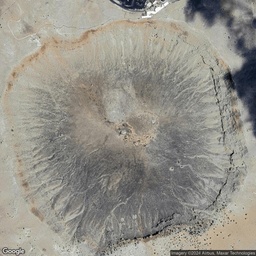 Colossal Barringer Meteor Crater in Arizona